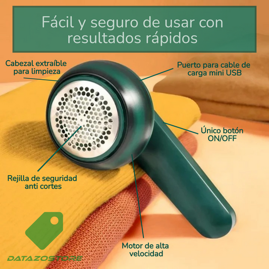 Quita Pelusas Eléctrico Portátil