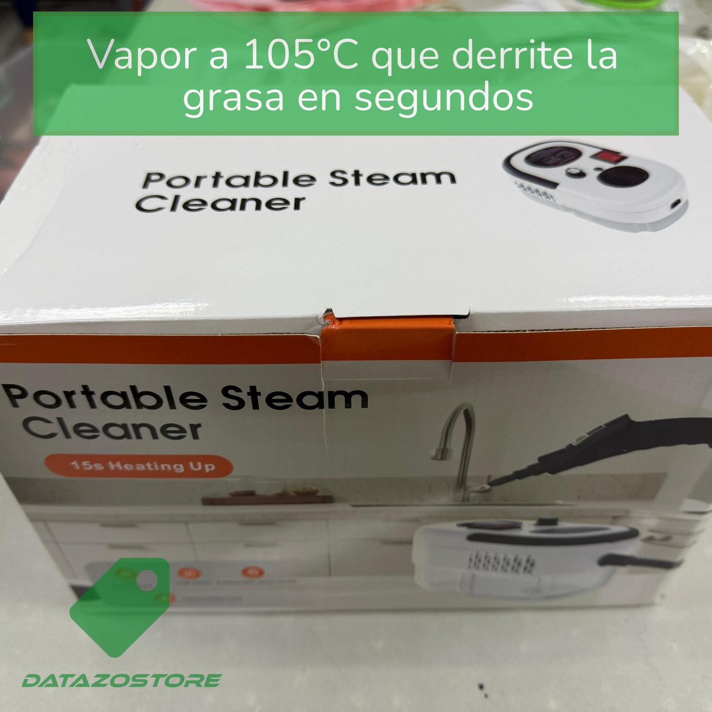 Limpiador a Vapor Presión 2500W Portátil